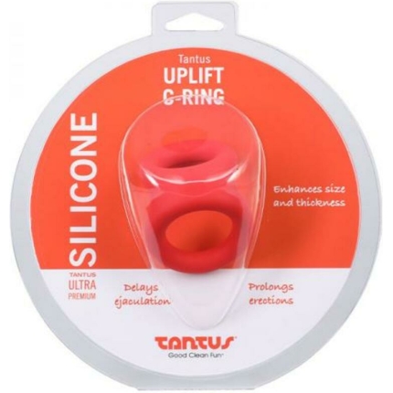 Tantus Uplift C-ring - Crimson