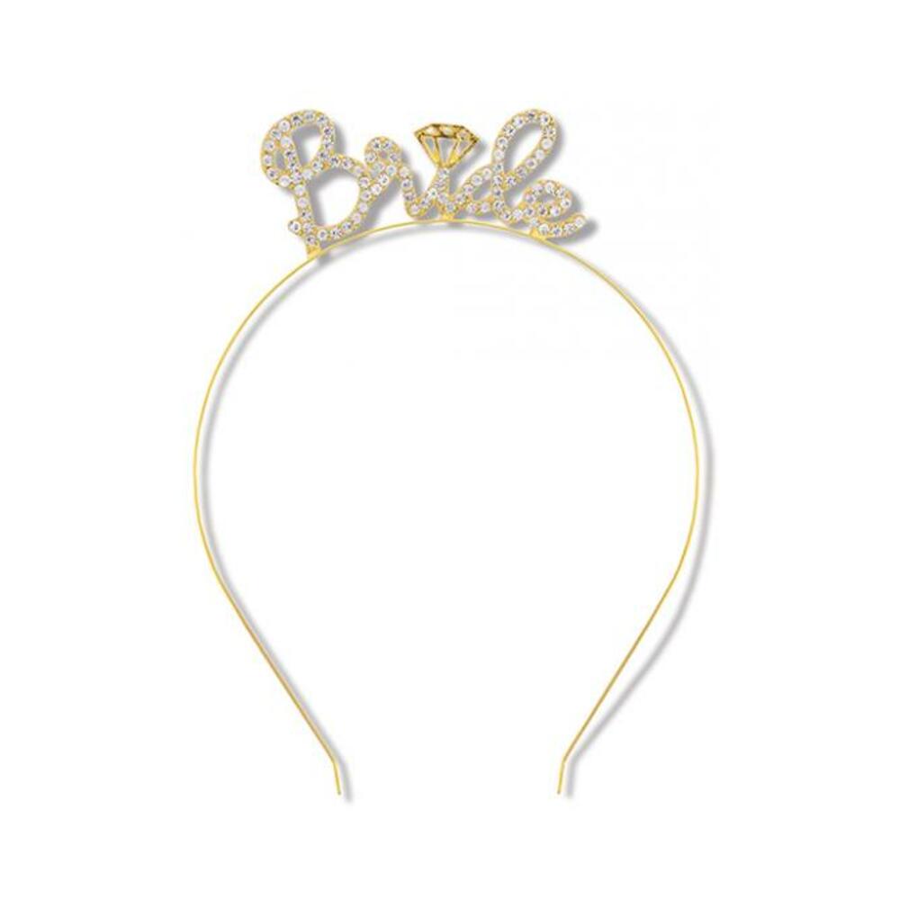 034689103479_1 Rhinestone Bride Headband - Image 1