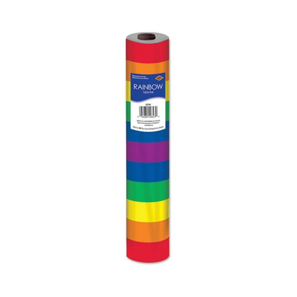 034689203230_1 Pride Table Roll - Rainbow - Image 1