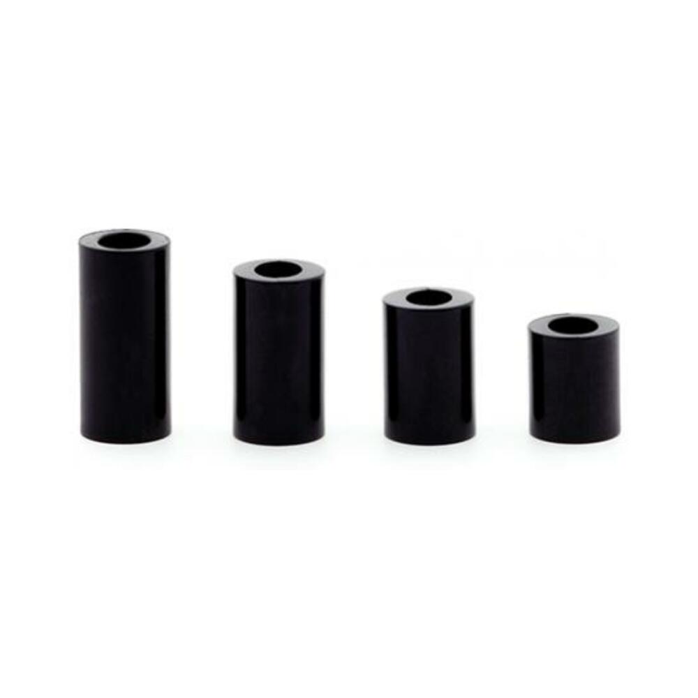 094922454522_1 Cock Cage Spacers - Black - Image 1