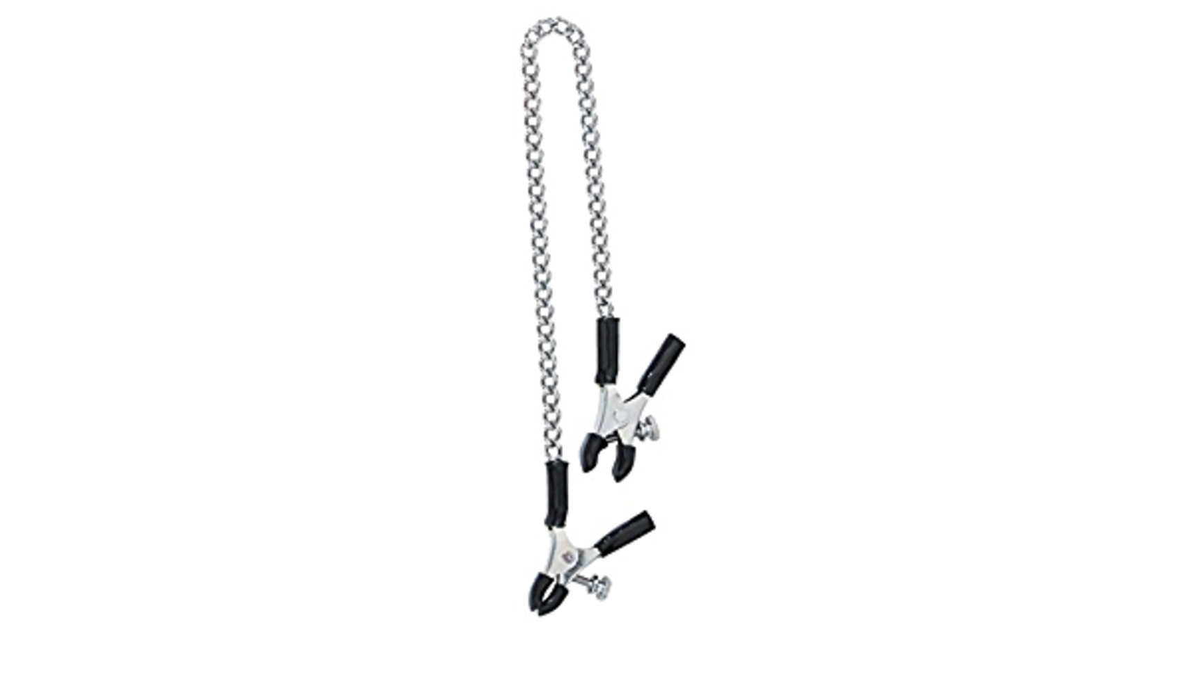Spartacus Adjustable Nipple Clamps With Curved Chain - Image 1