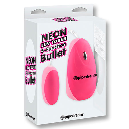 35472 Neon Luv 5 Func Bullet Pink - Image 1