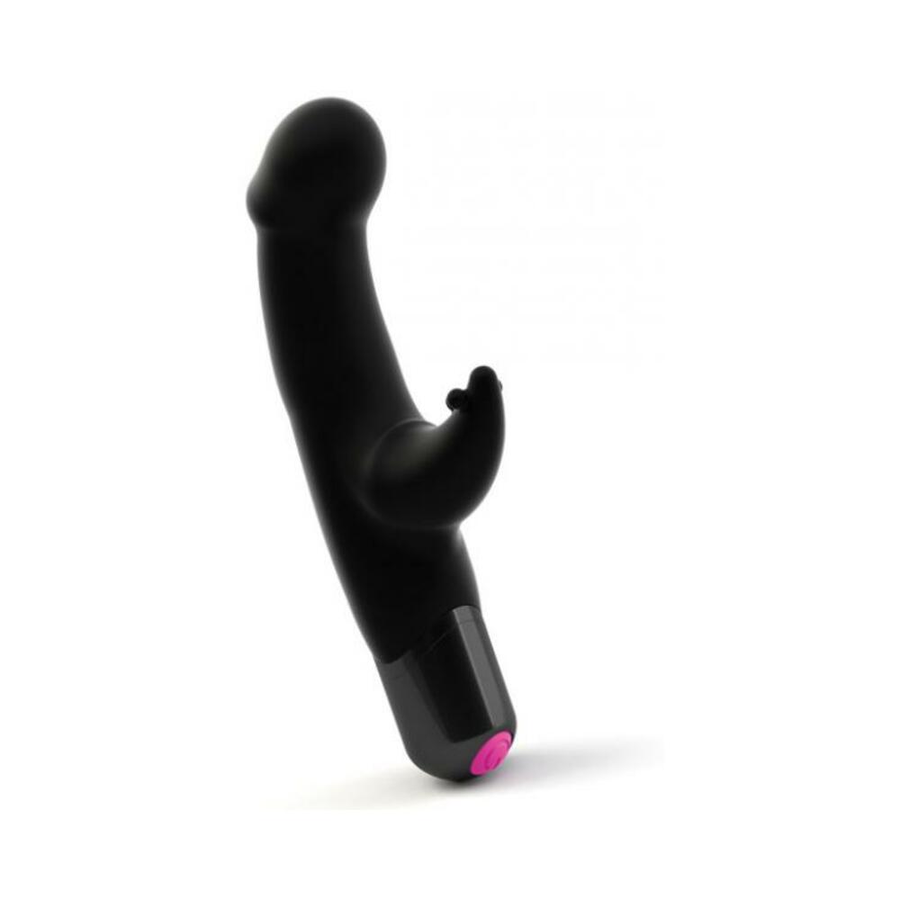 3700436031797_1 Love To Love Captain Charm Rabbit Vibrator Black - Image 1
