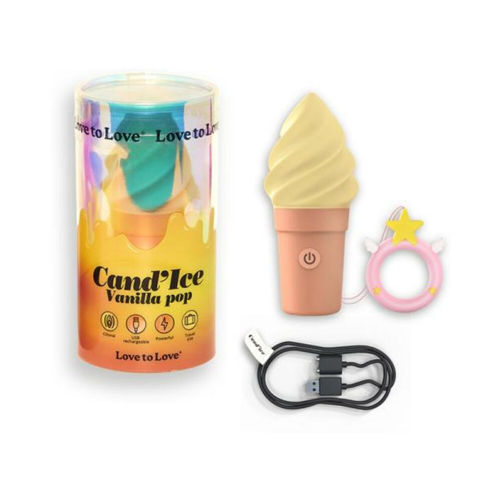 3700436032725_1 Love To Love Cand'ice Vibrator Vanilla - Image 1