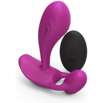 Love To Love Witty Rechargeable Remote-controlled Silicone P & G Vibrator Sweet Orchid