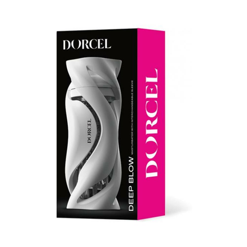 3700436072899_1 Dorcel Deep Blow Masturbator - White - Image 1