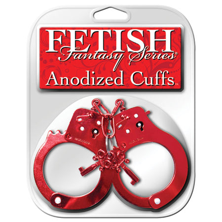 37177 Ff Anodized Cuffs Red - Image 1