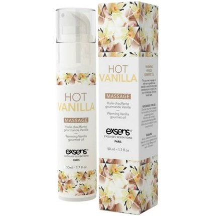 Exsens Of Paris Massage Oil Hot Vanilla 1.7oz