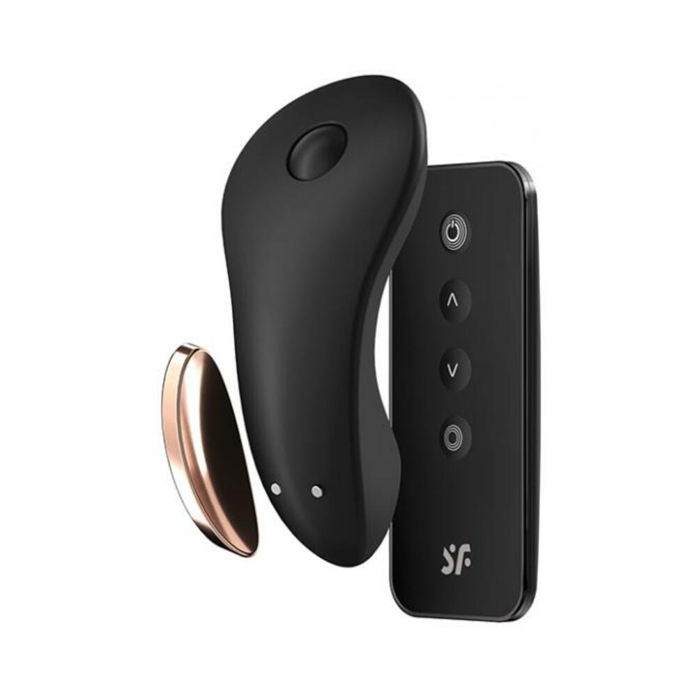4061504003344_1 Satisfyer Little Secret Panty Vibrator - Black - Image 1