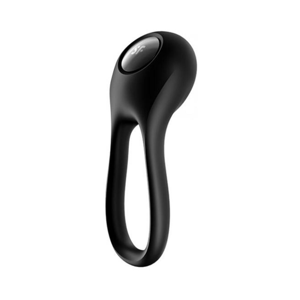 4061504009957_1 Satisfyer Majestic Duo Ring Vibrator - Black - Image 1