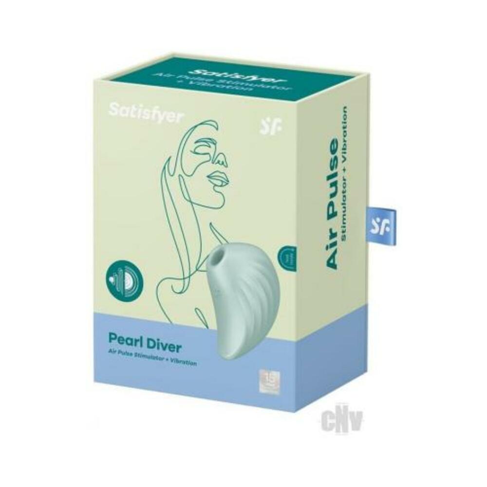 4061504051550_1 Satisfyer Pearl Diver Mint - Image 1