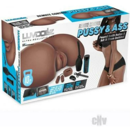 Ld Remote Vibrating Butt Mocha
