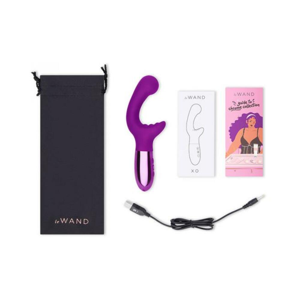 4890808251454_1 Le Wand Xo Double-motor Wave Rechargeable Vibrator Cherry - Image 1
