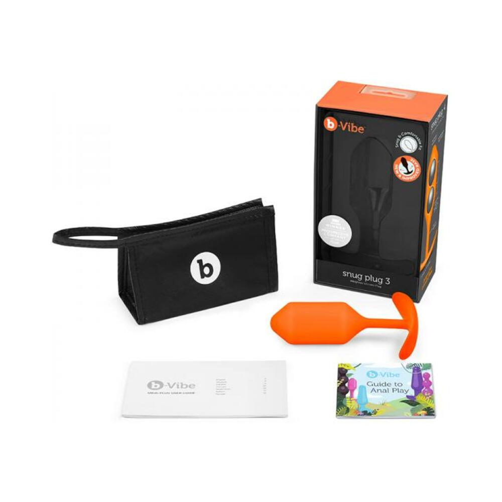 4890808265147_1 Snug Plug 3 Orange - Image 1