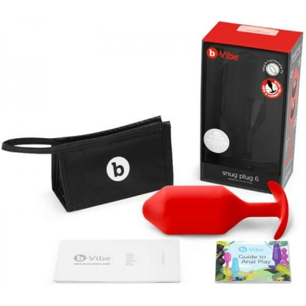 B Vibe Snug Plug 6 Red (net)