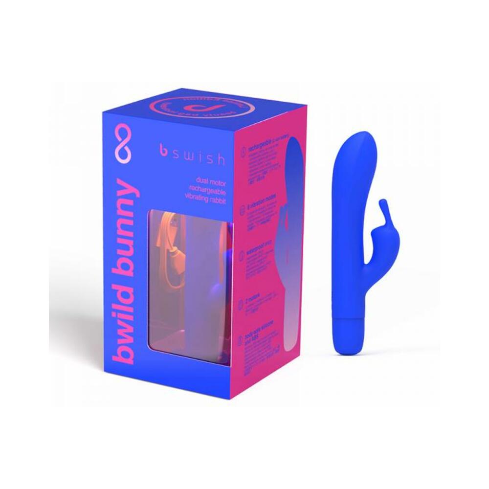 4897106300358_1_ea002151-767f-4648-aa65-5b16985b8b7b B Swish Bwild Bunny Infinite Limited Edition Vibrator Pacific Blue - Image 1