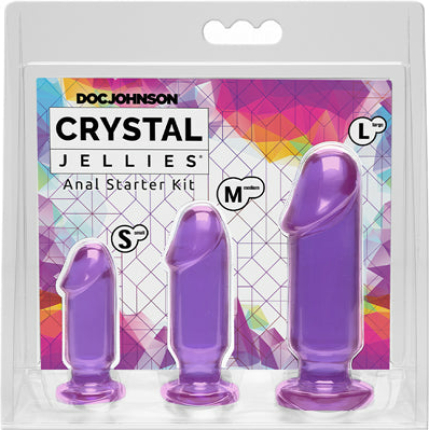 Crystal Jellies Anal Starter Kit - Purple