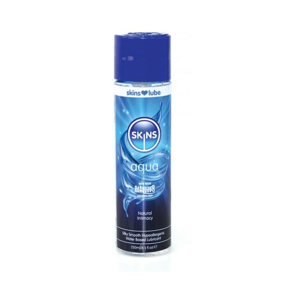 5037353004862_1 Skins Aqua Water-based Lubricant 8.5 Oz. - Image 1