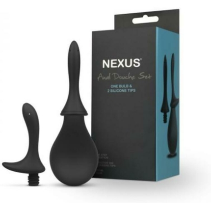 Nexus Anal Douche Set Silicone Black