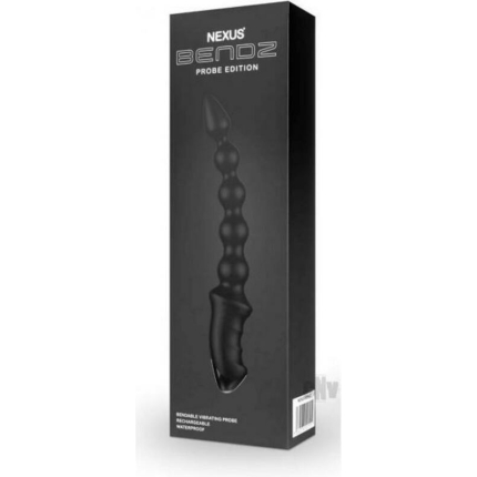 Nexus Bendz Prostate Edition Bendable Vibrating Prostate Massager With Remote Black