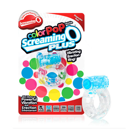 50955 Screaming O Color Pop Quickie O Plus - Blue - Image 1