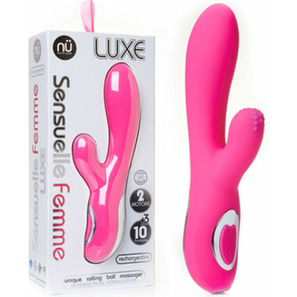 Nu Sensuelle Femme Luxe 10 Fun Rabbit Massager - Pink