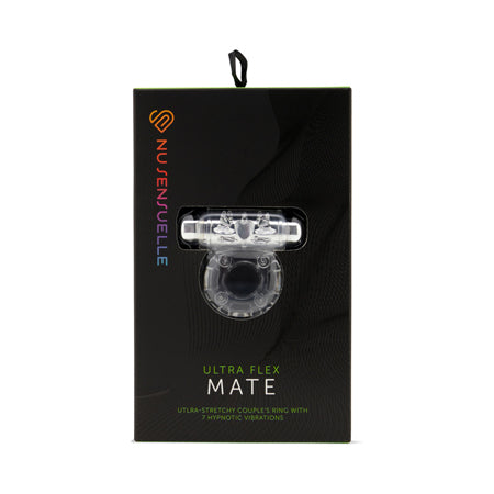 55003 Nu Sensuelle Bullet Ring Cockring 7 Function - Clear - Image 1