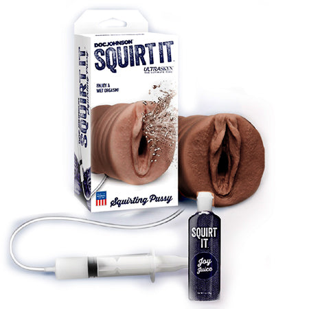 56948 Squirt It Squirting Pussy - Chocolate - Image 1