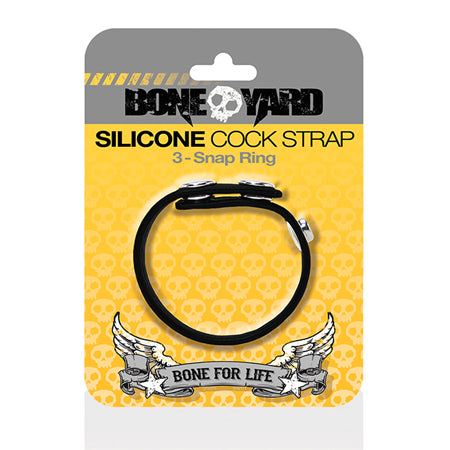 59733 Boneyard Cock Strap - Black - Image 1