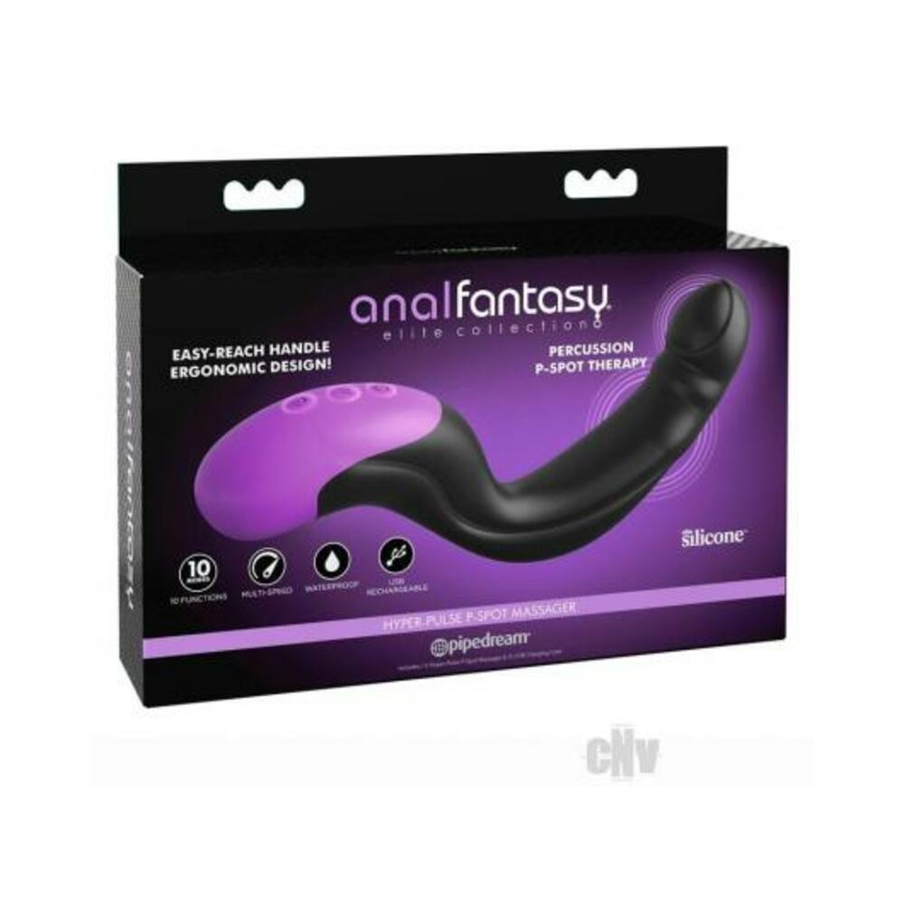603912770926_1 Anal Fantasy Elite Auto-throb Inflatable Vibrating Plug Black - Image 1