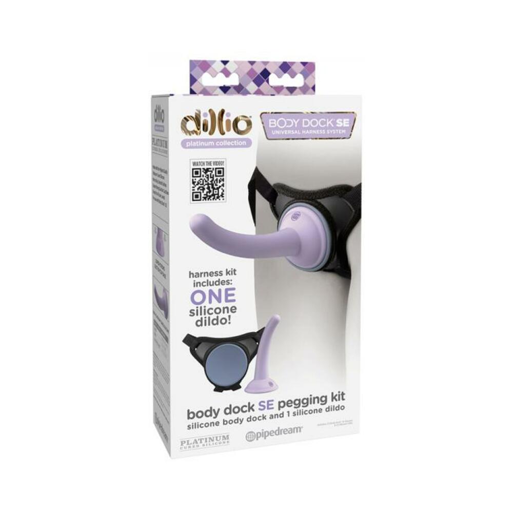 603912773910_1 Dillio Platinum Body Dock Se Pegging Kit With 5 In. Silicone Dildo - Image 1