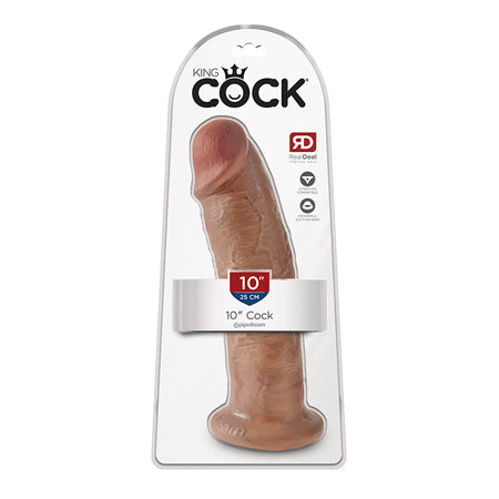 62537 King Cock 10 Cock - Tan - Image 1