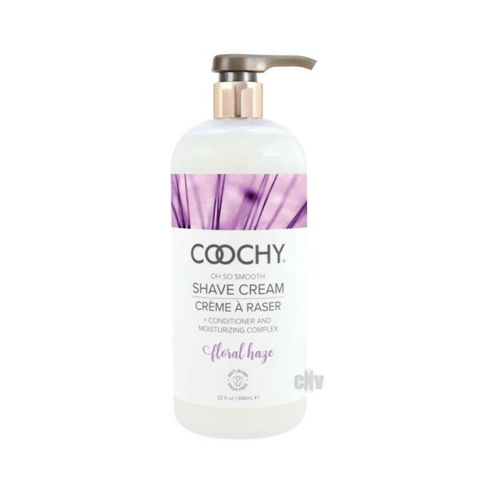 638258903448_1 Coochy Shave Cream Floral Haze 32 Fl. Oz./946 Ml - Image 1