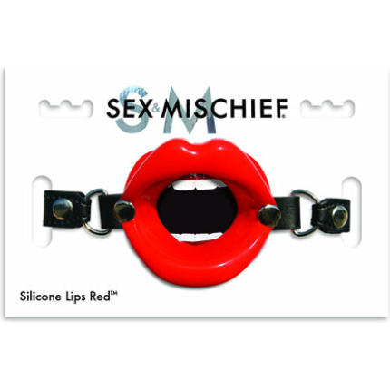 Sex & Mischief Silicone Lips - Red