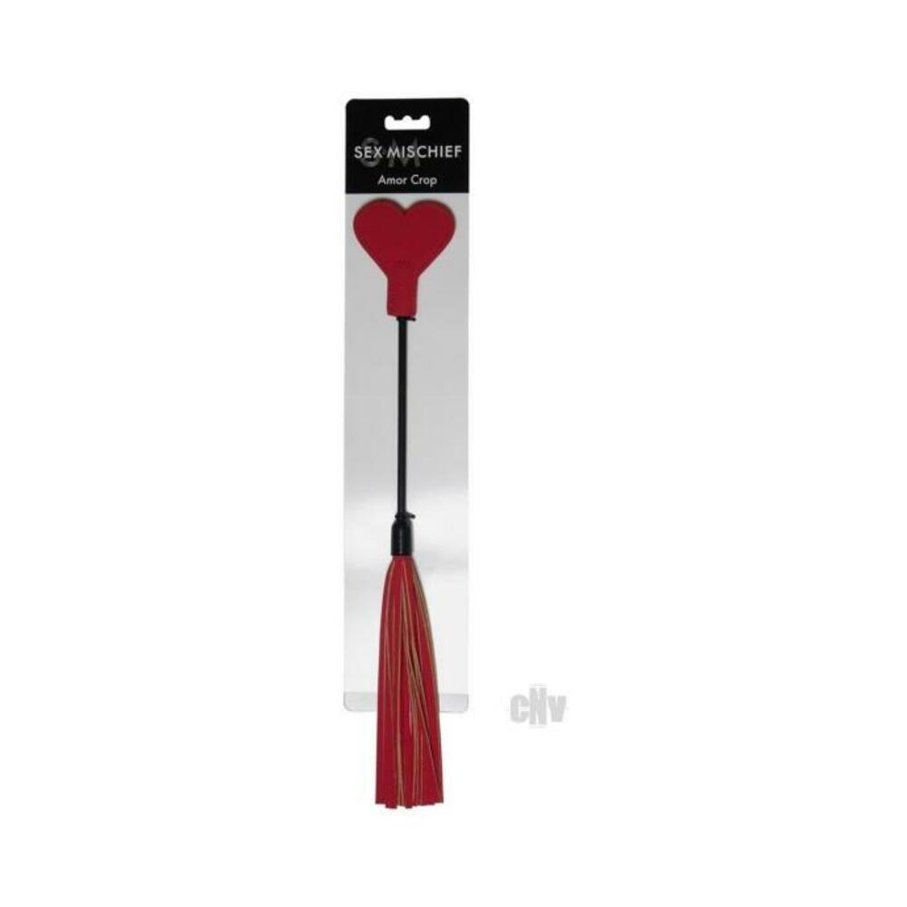 646709098216_1 Sandm Amor Crop Red/black - Image 1