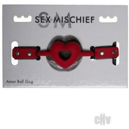 Sandm Amor Ball Gag Red/black