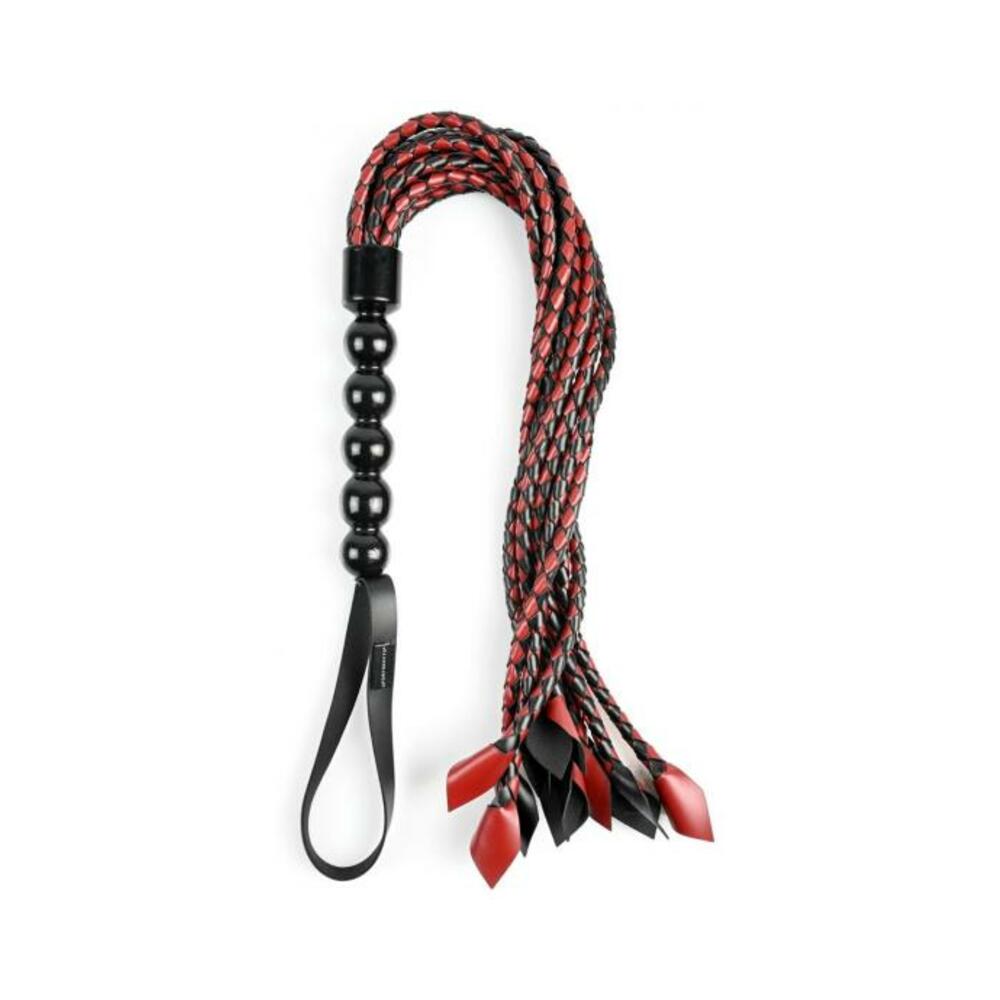 646709480387_1 Saffron Braided Flogger - Image 1