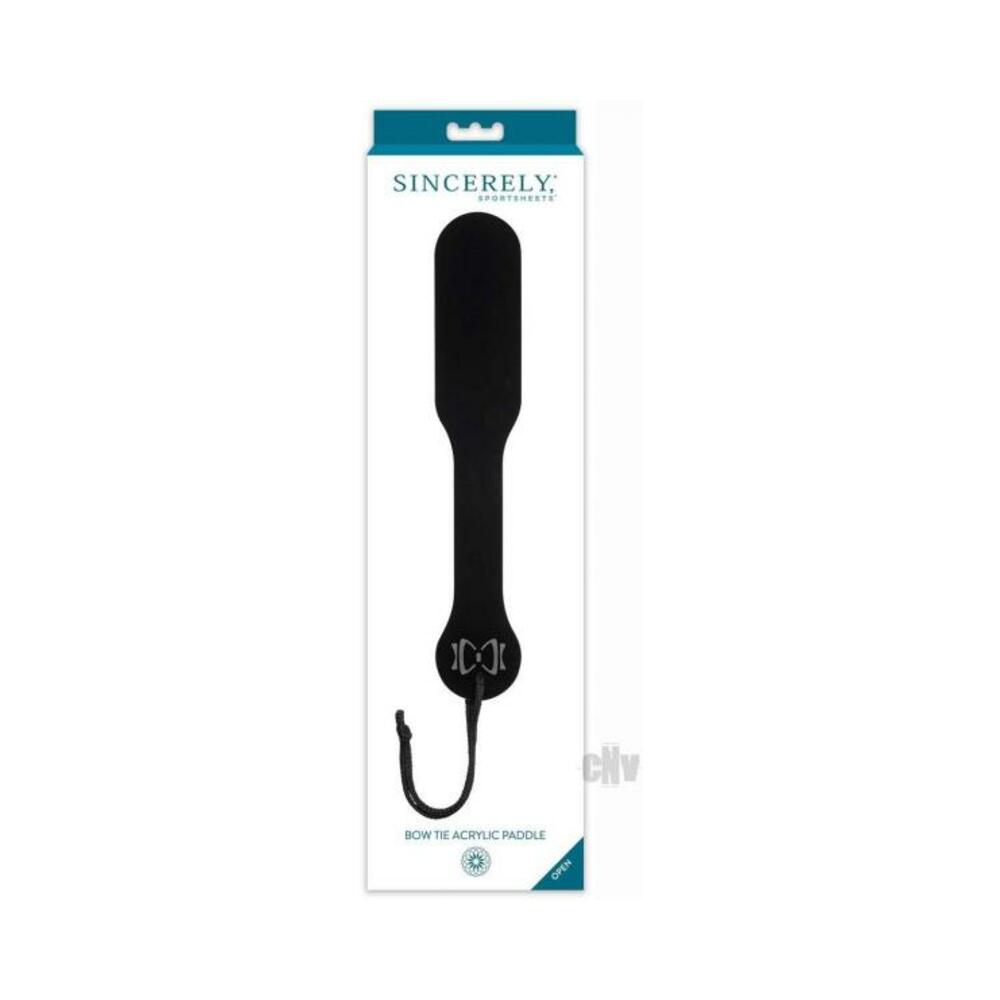 646709520267_1 Sincerely Bow Tie Acrylic Paddle - Image 1