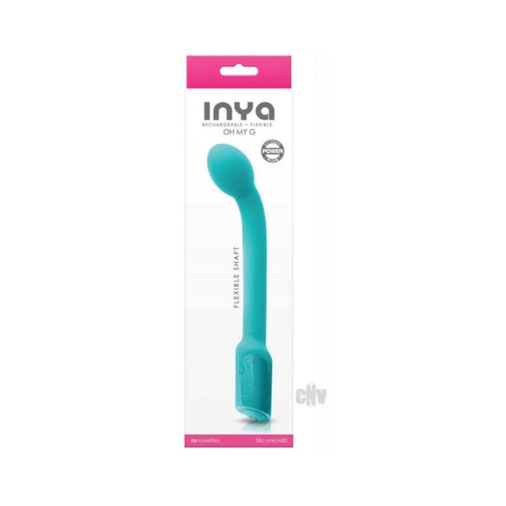 657447103698_1 Inya Oh My G G-spot Vibrator Rechargeable Teal - Image 1