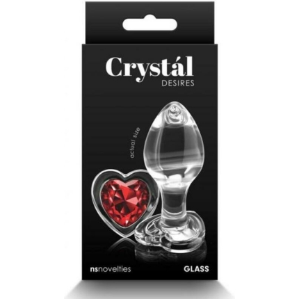 Crystal Desires Red Heart Medium