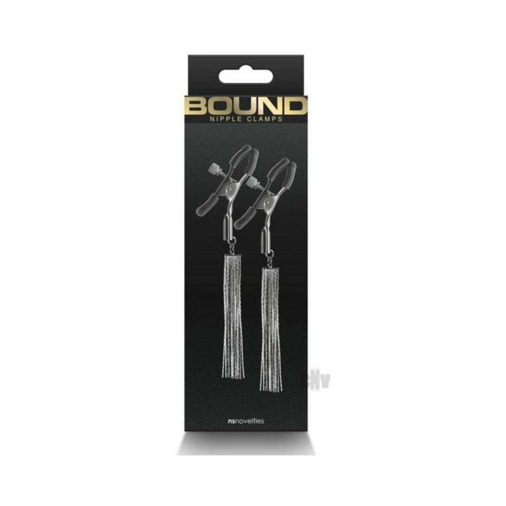 657447107238_1 Bound Nipple Clamps D2 Gunmetal - Image 1