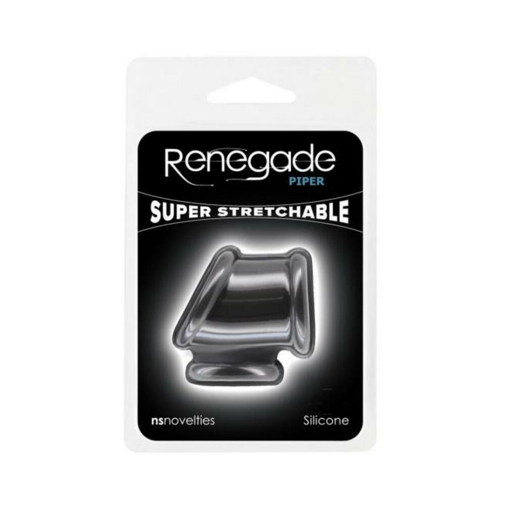 657447109508_1 Renegade Piper Cock And Balls Ring Black - Image 1