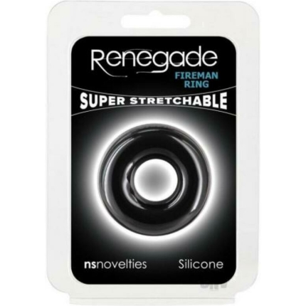 Renegade Fireman Ring Small Black