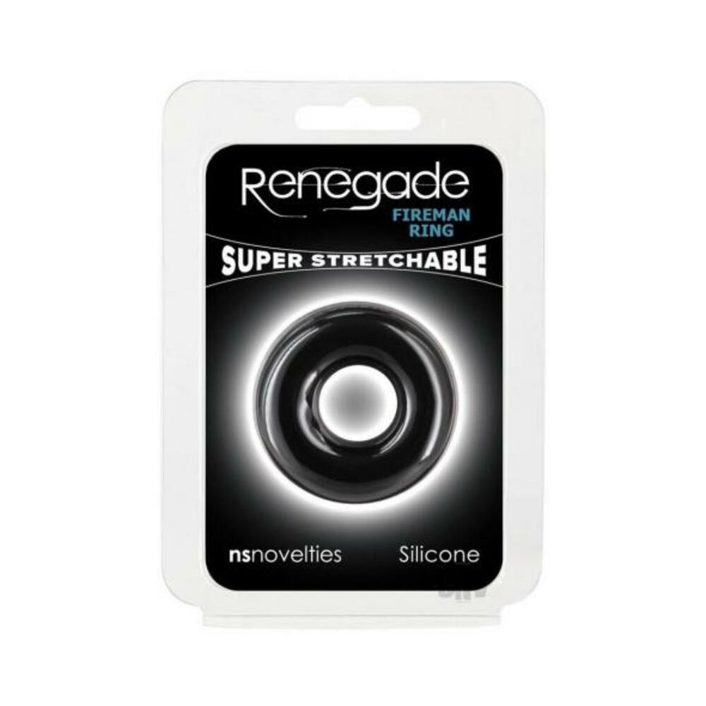 657447109553_1 Renegade Fireman Ring Small Black - Image 1