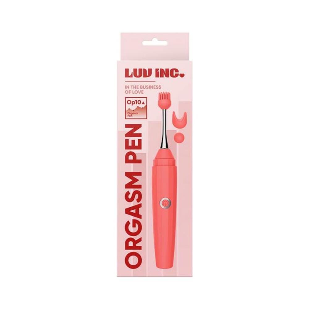 663546905163_1 Luv Inc OP10 Orgasm Pen Coral - Image 1