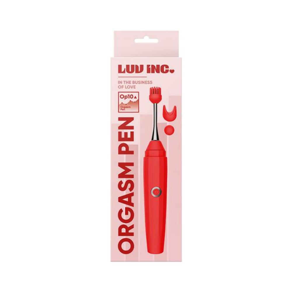663546905170_1 Luv Inc OP10 Orgasm Pen Red - Image 1