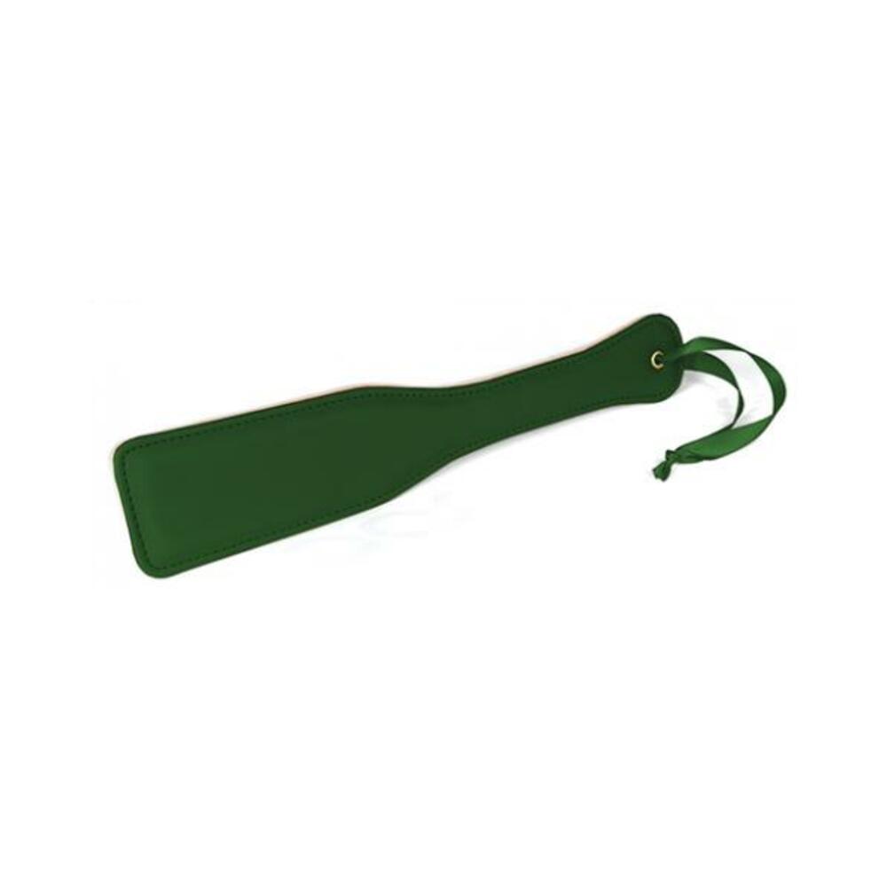 669729000342_1 Spartacus Green Pu Paddle With Reverse Plush - Image 1