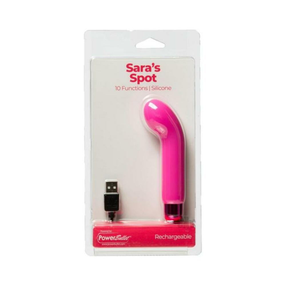 677613562166_1 Sara's Spot Rechargeable Bullet With Removable G-spot Sleeve Pink - Image 1