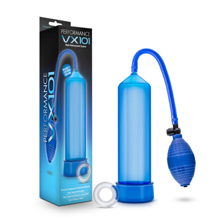 69493 Blush Performance VX101 Male Enhancement Pump - Blue - Image 1