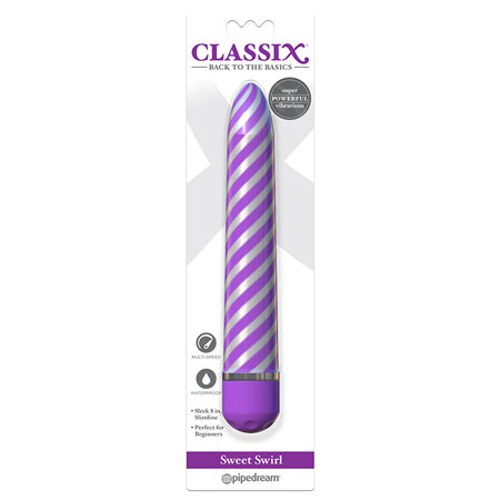 69780 Sweet Swirl Vibrator Purple - Image 1